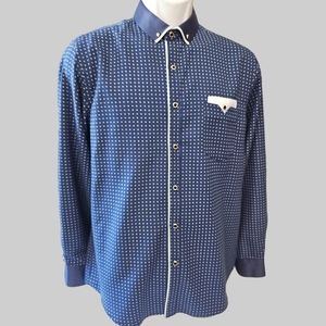 Mens long sleeve dress shirt. L